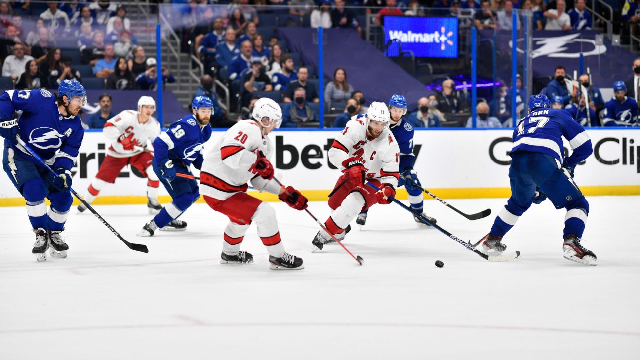 NHL playoffs: Hurricanes push Islanders to the brink of