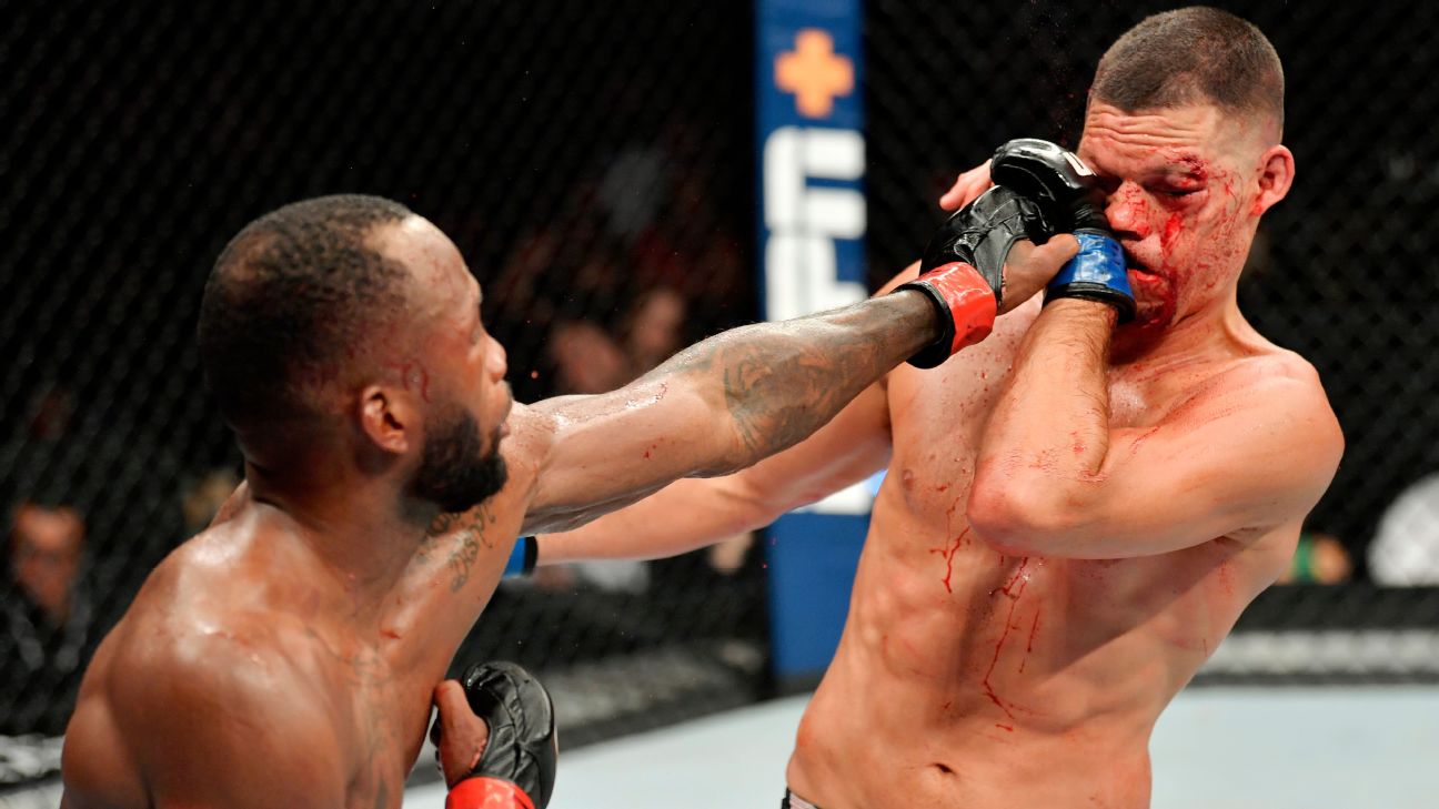 Ufc 263 Live Results Leon Edwards Survives Late Nate Diaz Rally