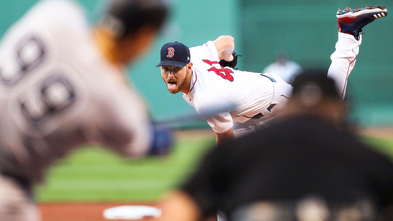 Red Sox lose starting pitcher Chris Sale to coronavirus during playoff push