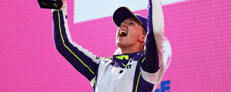 Powell wins W Series, Moore celebrates LGBTQ+ racing first