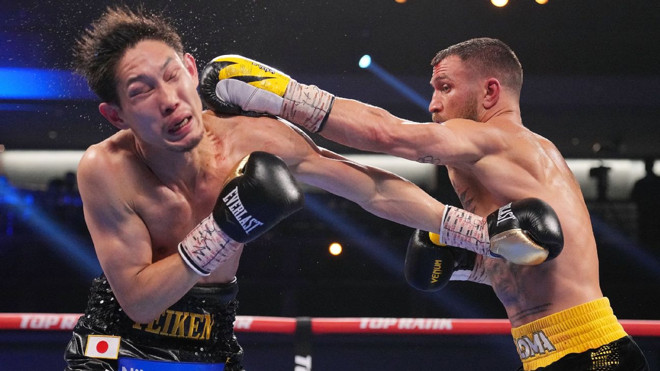Vasiliy Lomachenko dominates Masayoshi Nakatani in ninth-round TKO victory