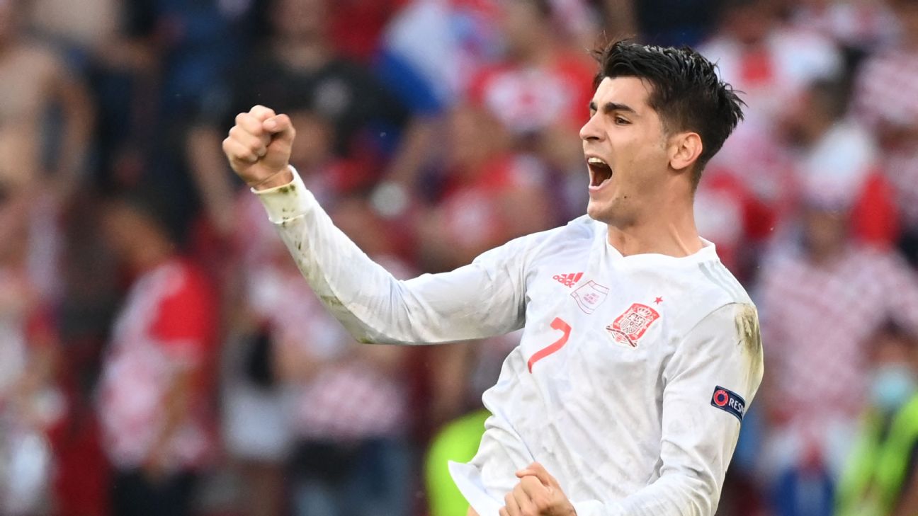 Morata, Spain again show they won't be going away easily at Euro 2020