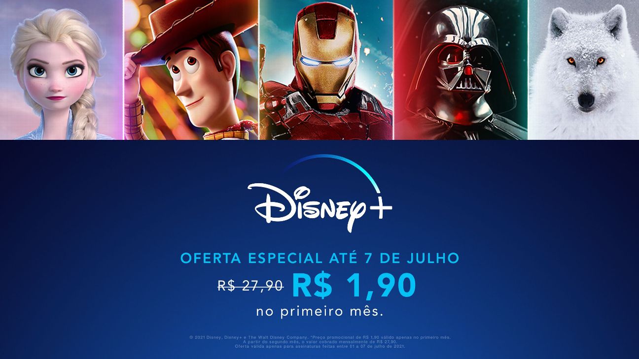 Disney+ diminui assinatura para R$ 1,90 após estreia do HBO Max no