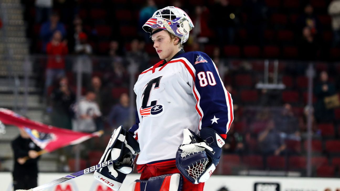 Memorial service to be held for Blue Jackets goalie