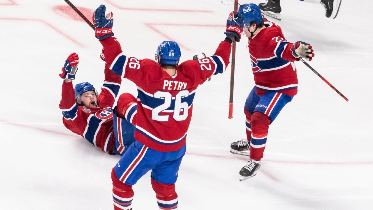 Montreal Canadiens avoid Stanley Cup Final sweep with OT victory against Tampa Bay Lightning