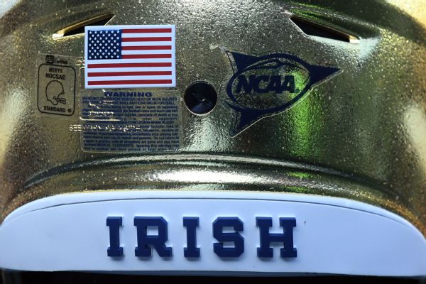 Article image accompanying Notre Dame WR Quincy Porter to under season-ending knee surgery on WagerUp Sports News.