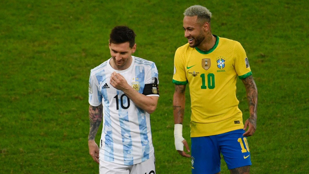 Neymar e Messi: Brasil e Argentina juntos por sucesso da dupla no