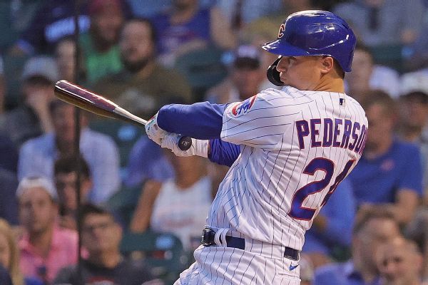 Cubs trade Pederson to Braves for 1B prospect