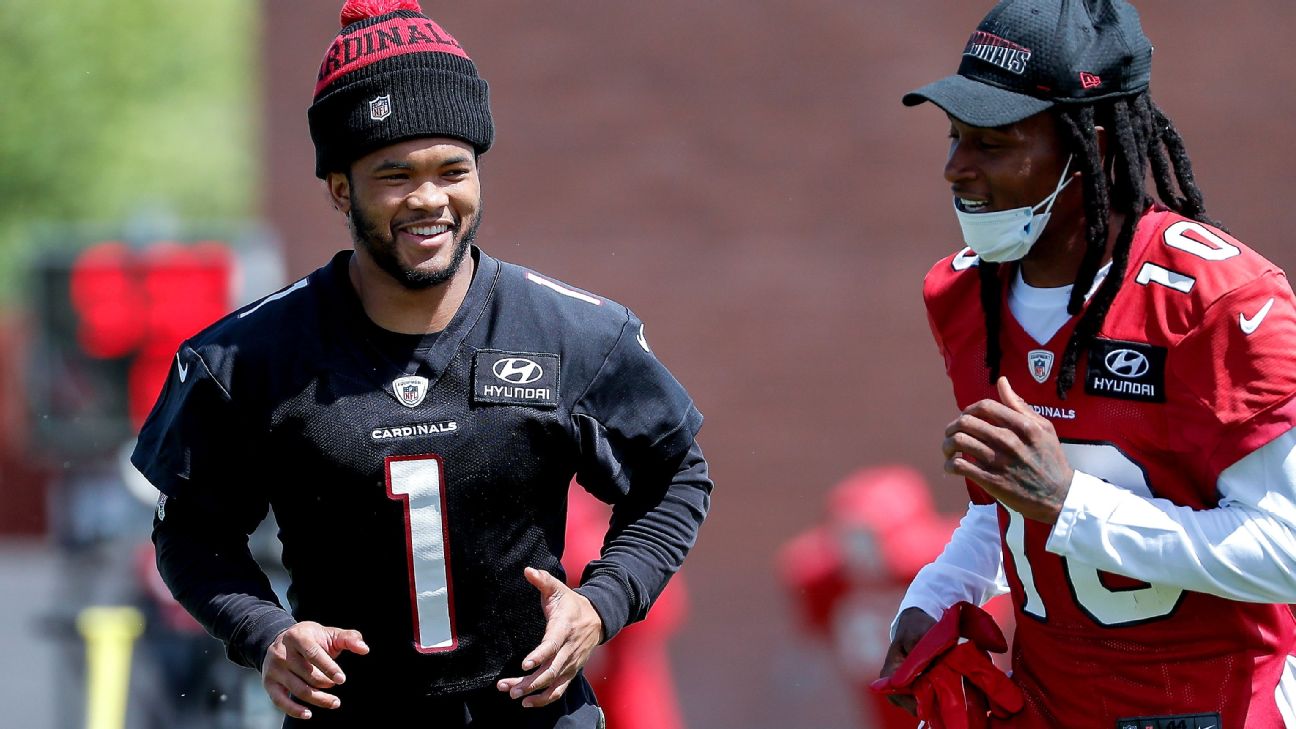 Cardinals QB Kyler Murray, WR DeAndre Hopkins Expected To Play Sunday