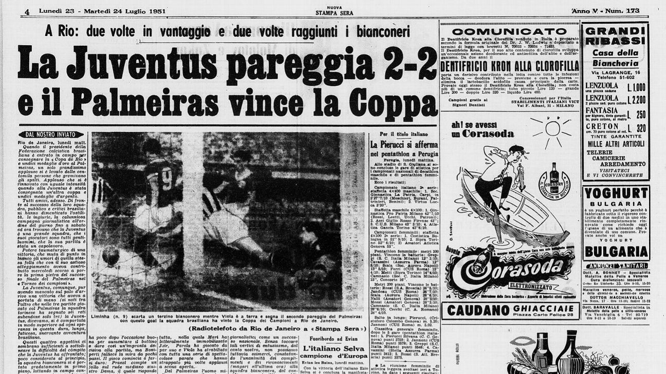 Curiosidades Brasil on X: Neste dia em 1951, o Palmeiras