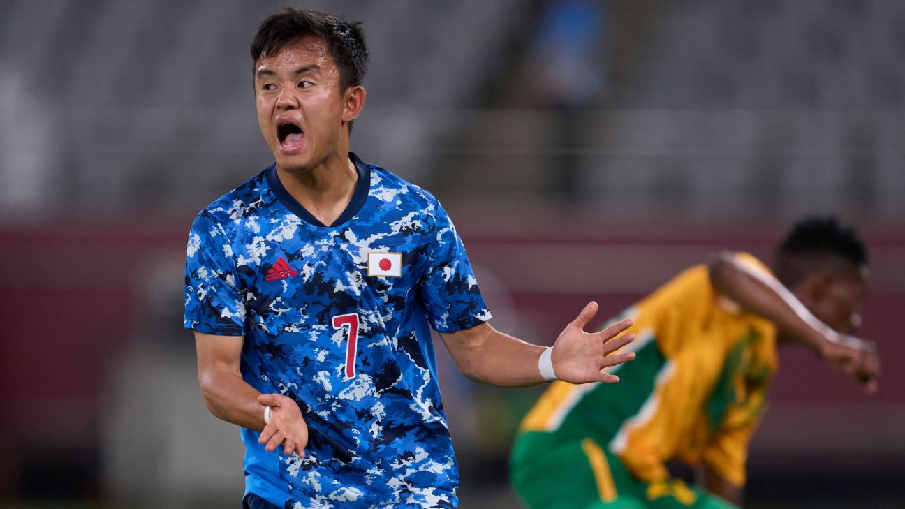Takefusa Kubo is ready to take Olympics by storm after leading Japan to  opening victory