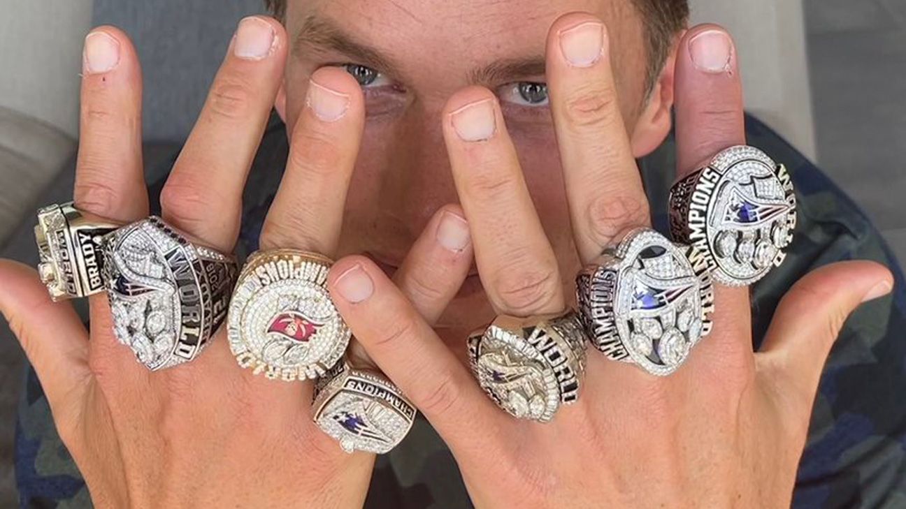 ¿Cuántos anillos de campeón tiene Tom Brady