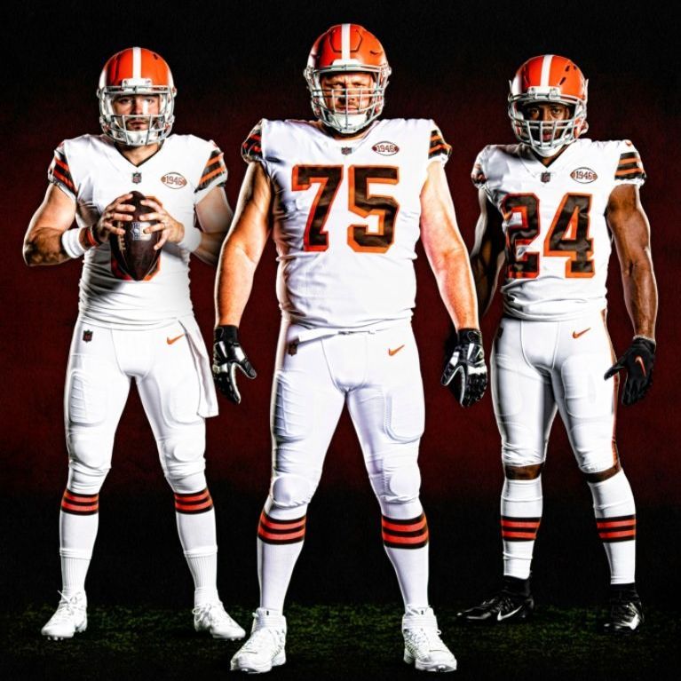 old cleveland browns uniforms