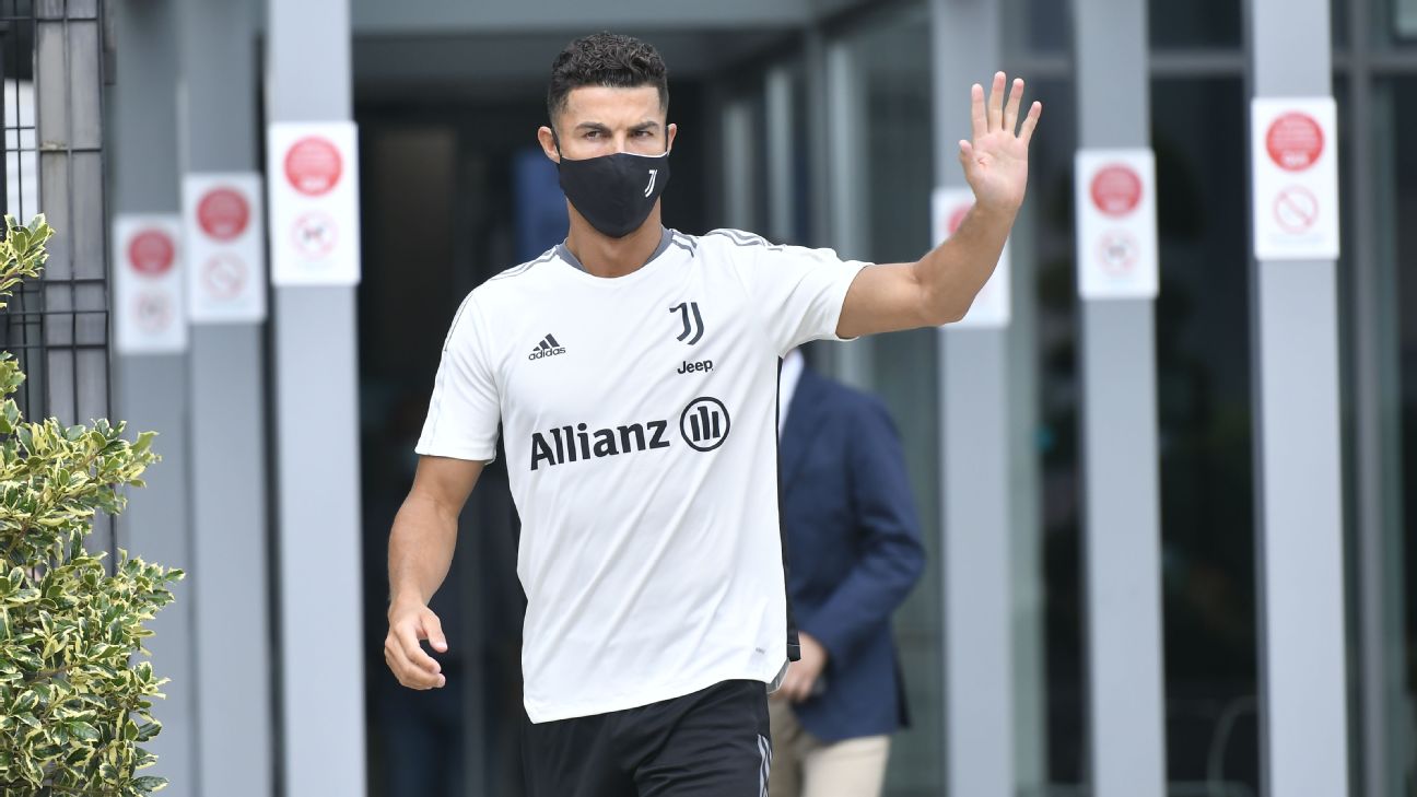 Ronaldo back in training, Juve future unclear
