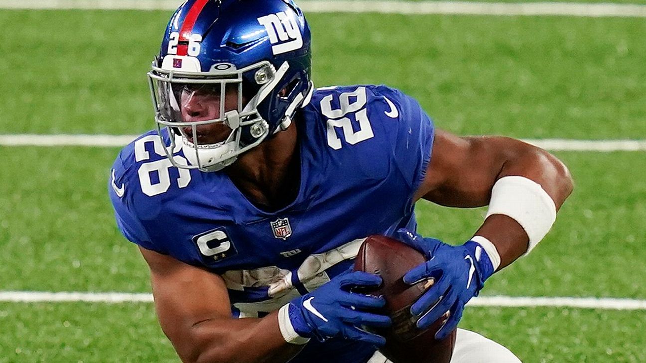 New York Giants RB Saquon Barkley: 'I set my own expectations'