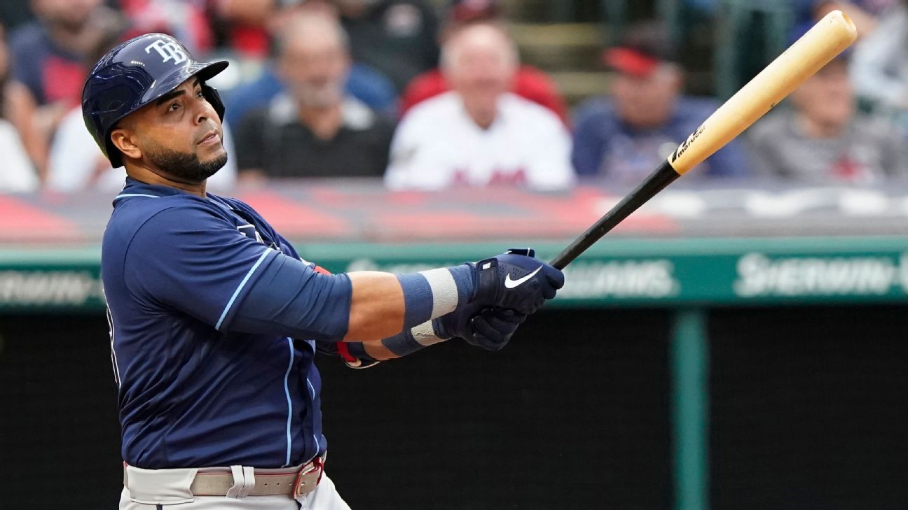 Rays' Nelson Cruz Placed on COVID-19 IL; Chris Mazza Recalled from