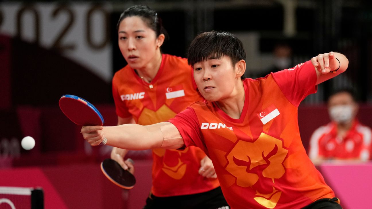 Singapore Paddlers To Meet Giants China, Round Ping Pong Table Singapore