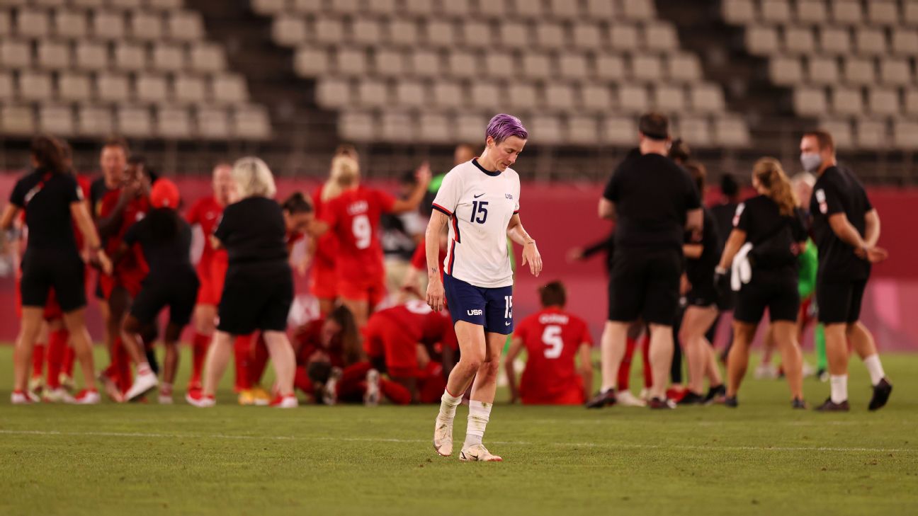 USWNT exit 'a bitter one to swallow' - Rapinoe