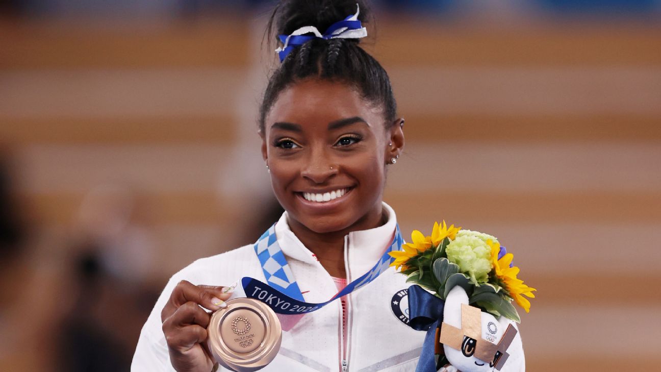 Biles returning for 1st meet since Tokyo Games Owensboro Radio