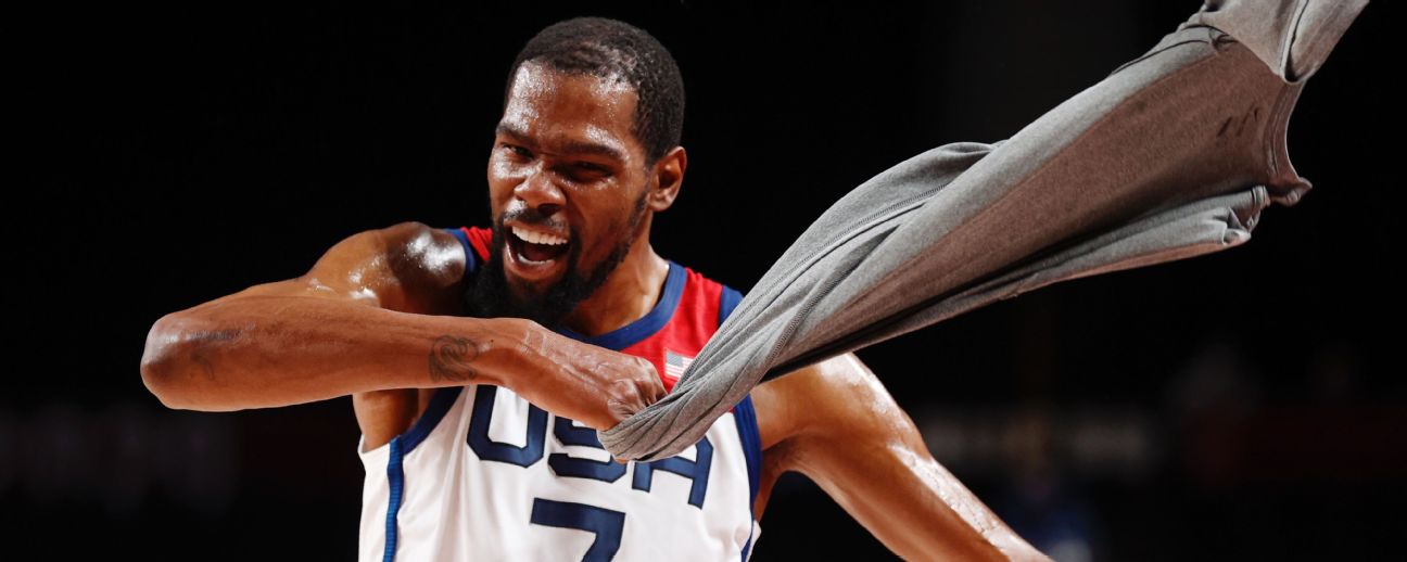 Olympics: Kevin Durant leads Team USA into semis with Slovenia, France,  Australia advancing
