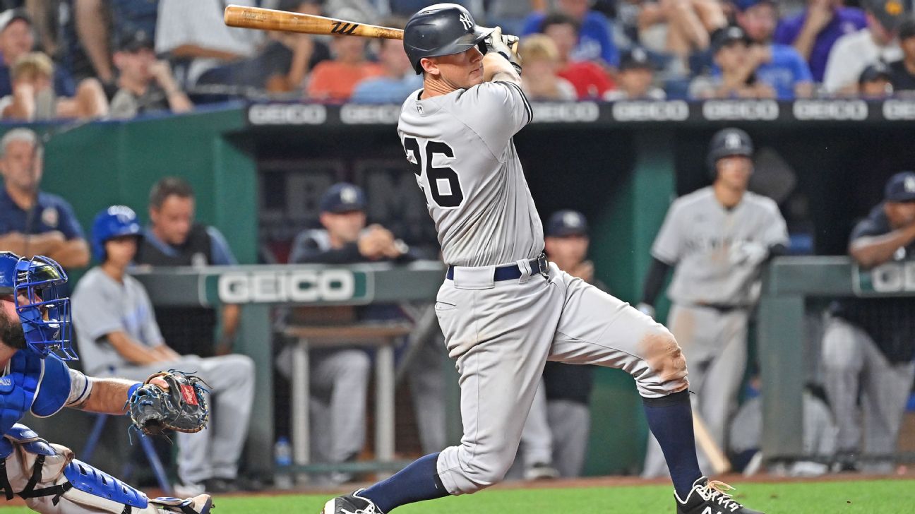 Brett Gardner's three-run homer, 09/08/2021