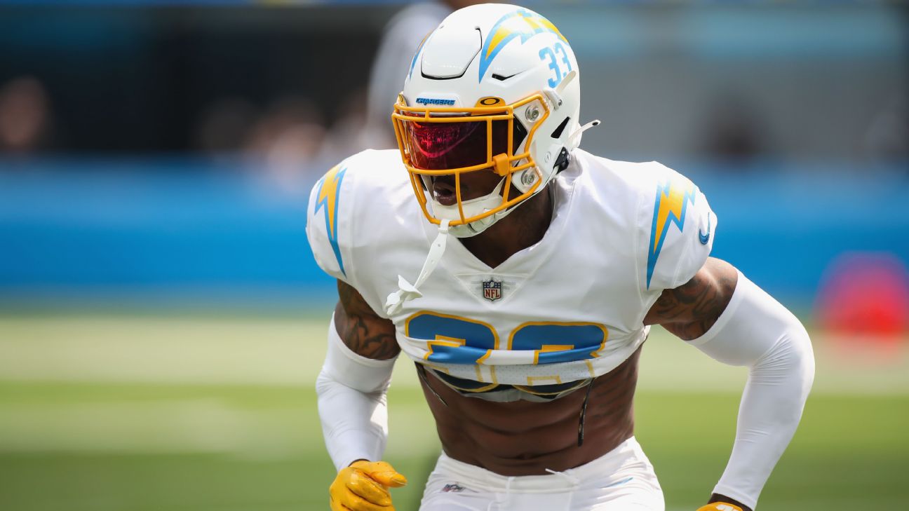 Los Angeles Chargers Derwin James Jr. 2021 Practice Worn NFL