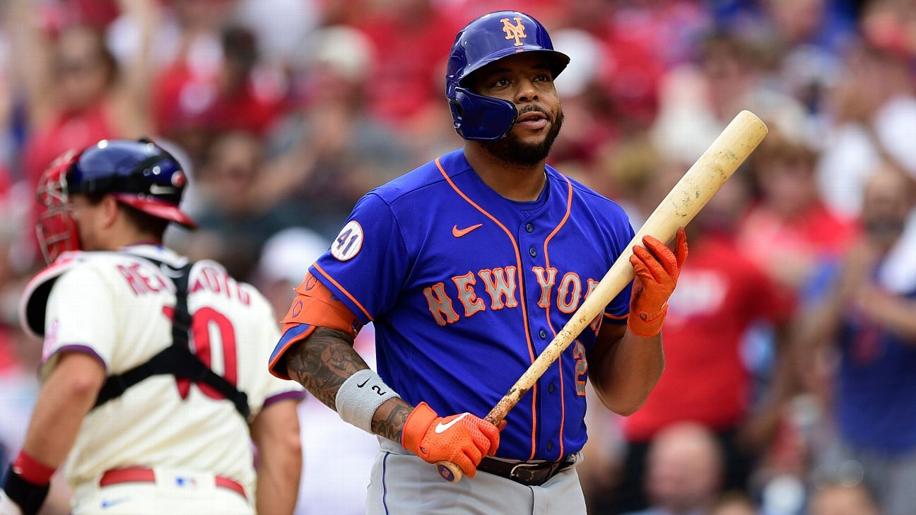 New York Mets demote Dominic Smith to Triple-A amid 2022 struggles ...