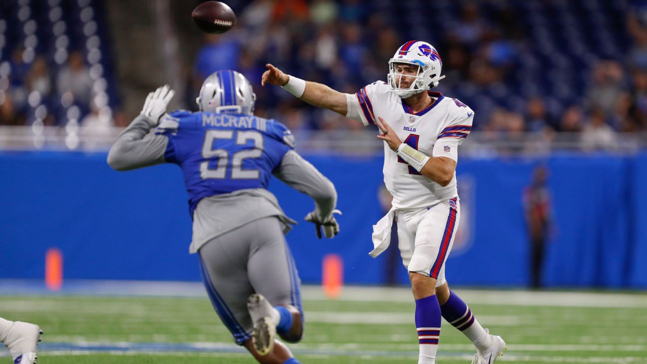 Buffalo Bills explosive offense led by Matt Barkley in rout over Jets