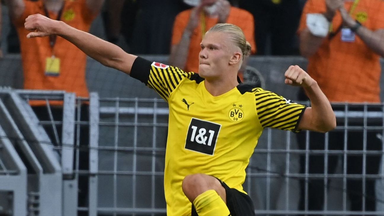 ESPN FC - 22-year-old Erling Haaland (2 goals) 23-year-old Kylian