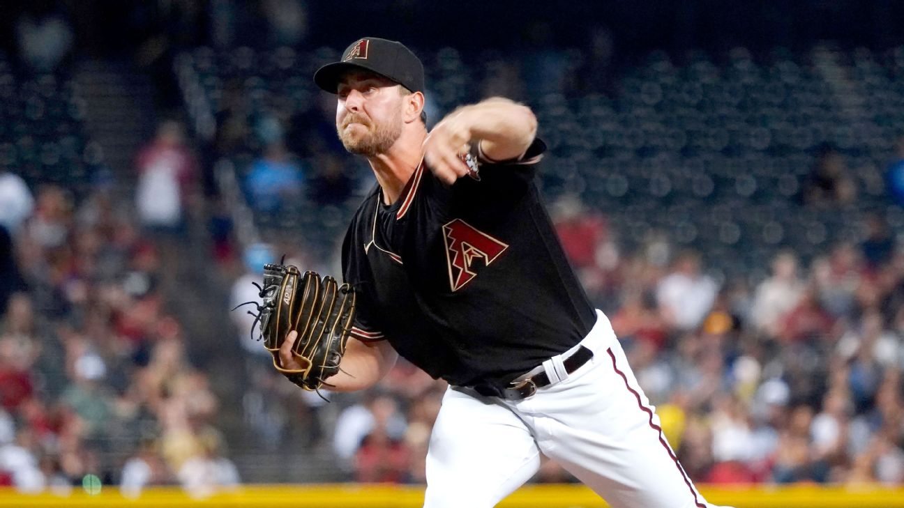 D-backs' Gilbert no-hits Padres in first MLB start