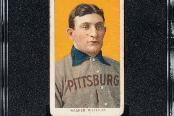 Rare Honus Wagner card sells for record $6.6M