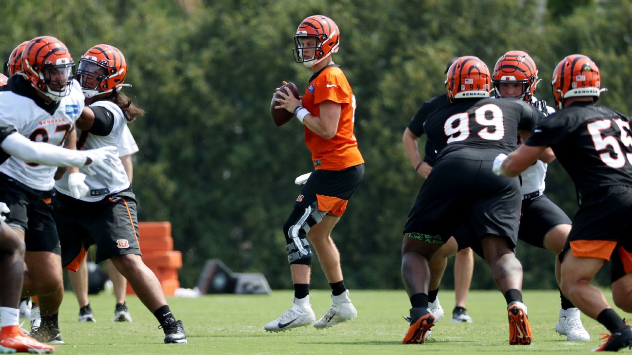 Cincinnati Bengals Practice Observations: Joe Burrow Goes Deep, Offensive  Line Hoping to Take Step Forward - Sports Illustrated Cincinnati Bengals  News, Analysis and More