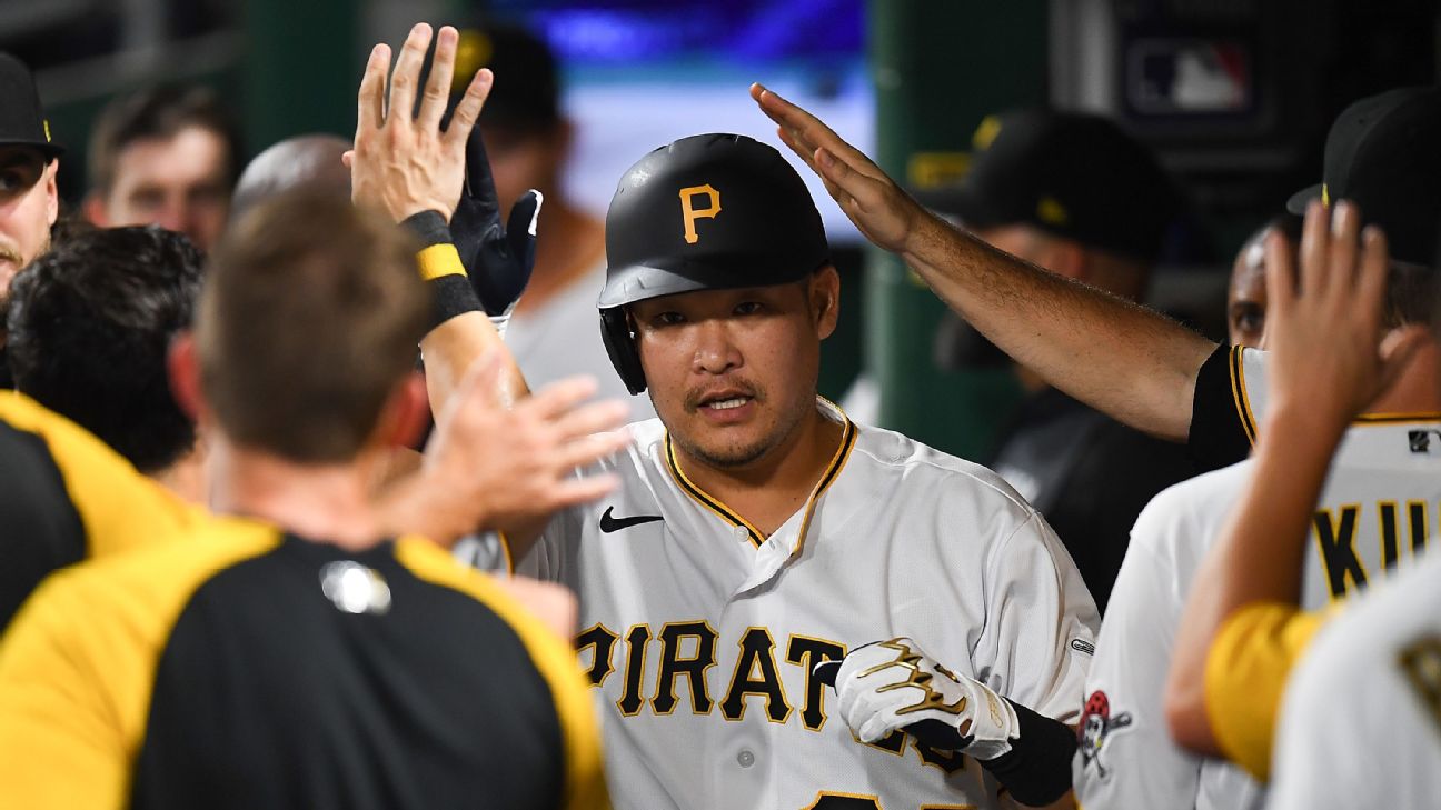 Pittsburgh Pirates reportedly bringing back Yoshi Tsutsugo on 1-year deal -  ESPN