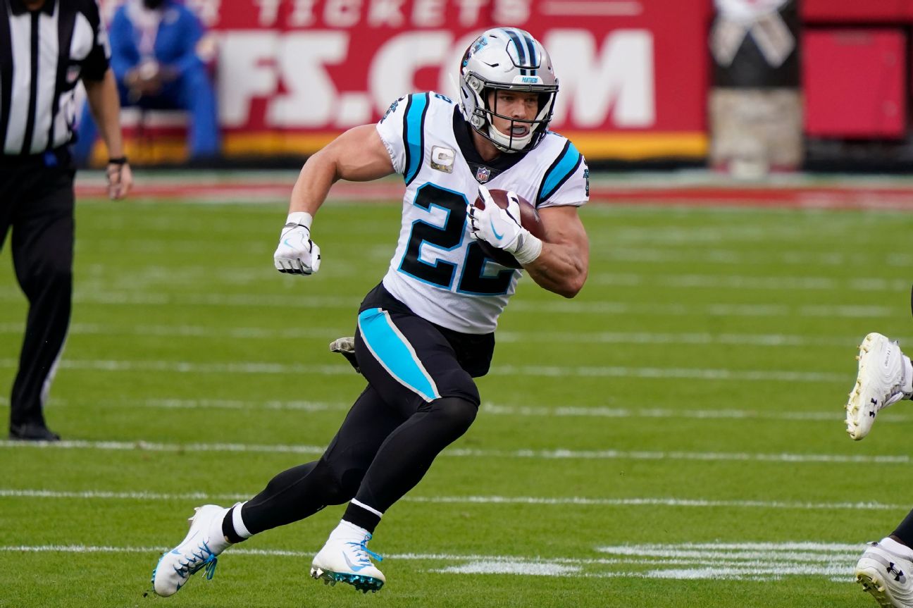 Panthers have 'no intention' of trading McCaffrey