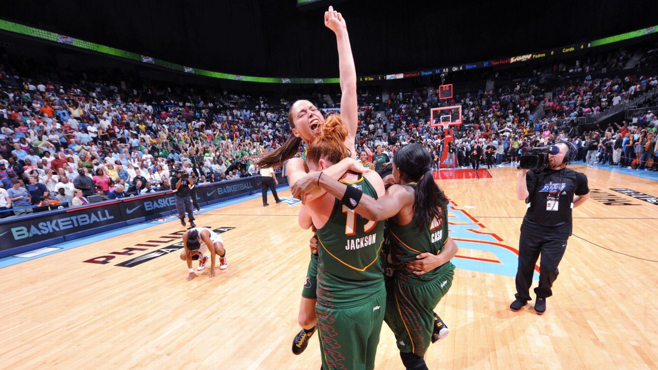 Seattle Storm win second WNBA title in 3 years