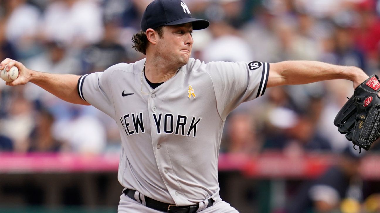 Gerrit Cole stats: Yankees ace dominates Rays with 12 strikeouts - Sports  Illustrated