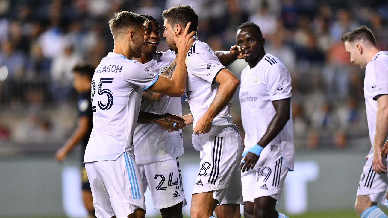 New England hang on to beat Philadelphia Union with 10 players