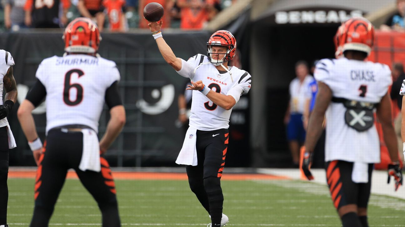 Joe Burrow on Scar From ACL Surgery After Cincinnati Bengals