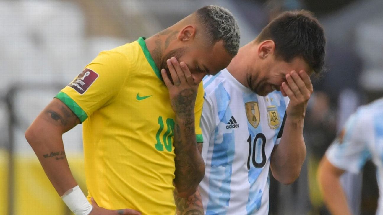 Jogadores argentinos podem não enfrentar Brasil por violar quarentena