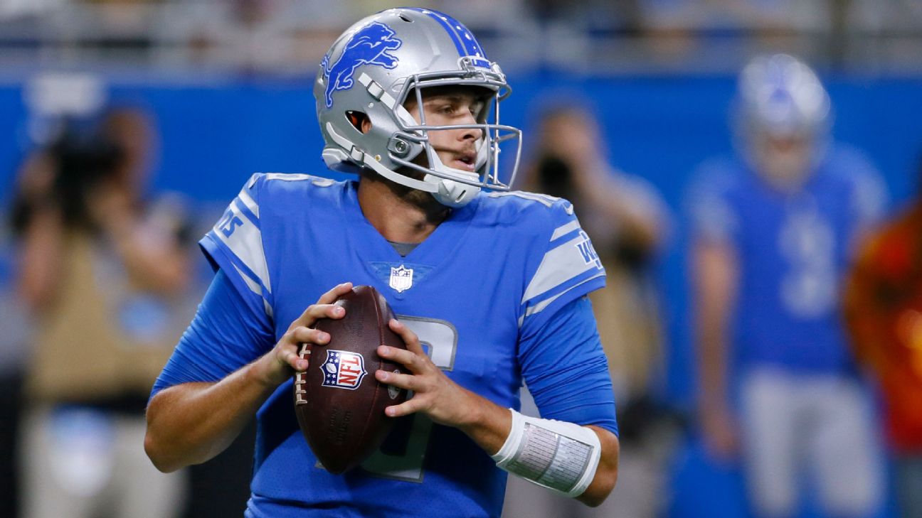 Detroit Lions QB Jared Goff (oblique) returns to practice