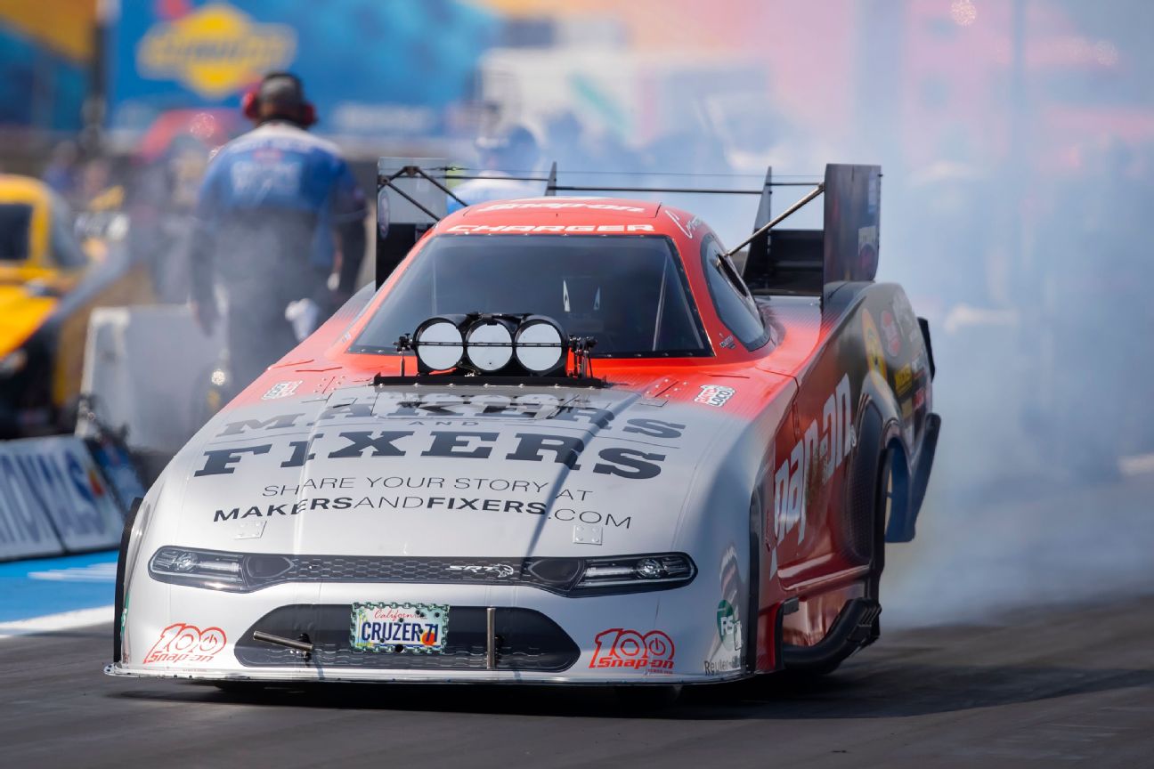 Pedregon tops qualifying in NHRA playoff opener