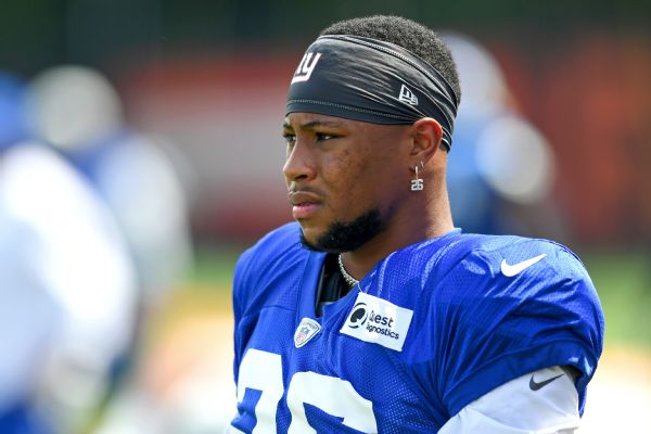 Giants would take calls for RB Barkley, says GM