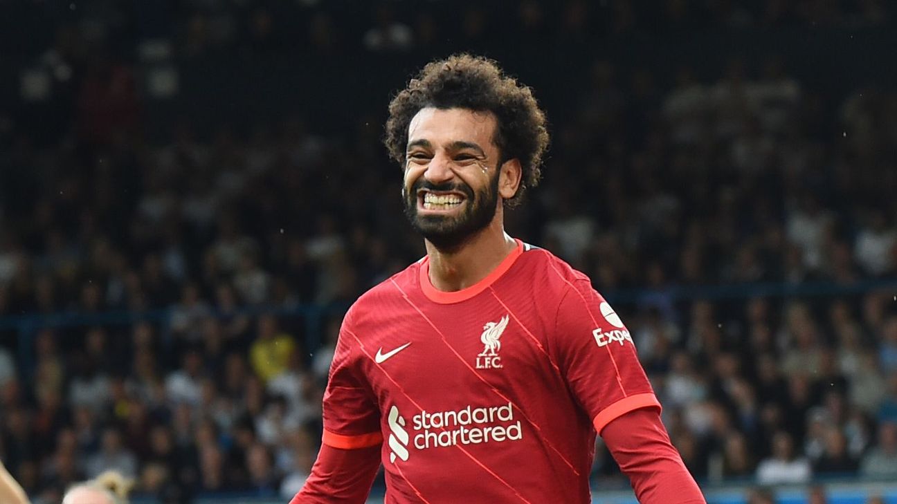 Liverpool bate o Leeds e Salah chega aos 100 golos na Premier