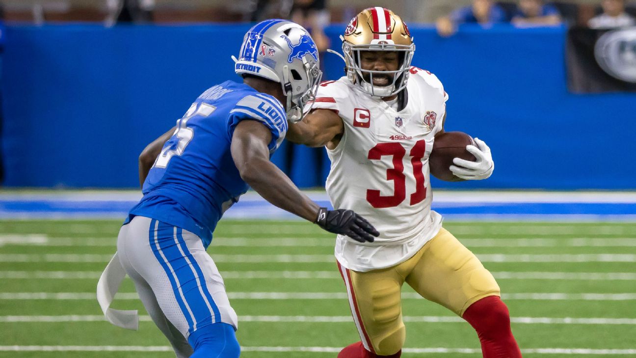 San Francisco 49ers to put RB Raheem Mostert on IR; CB Jason Verrett has  torn ACL - ABC7 San Francisco