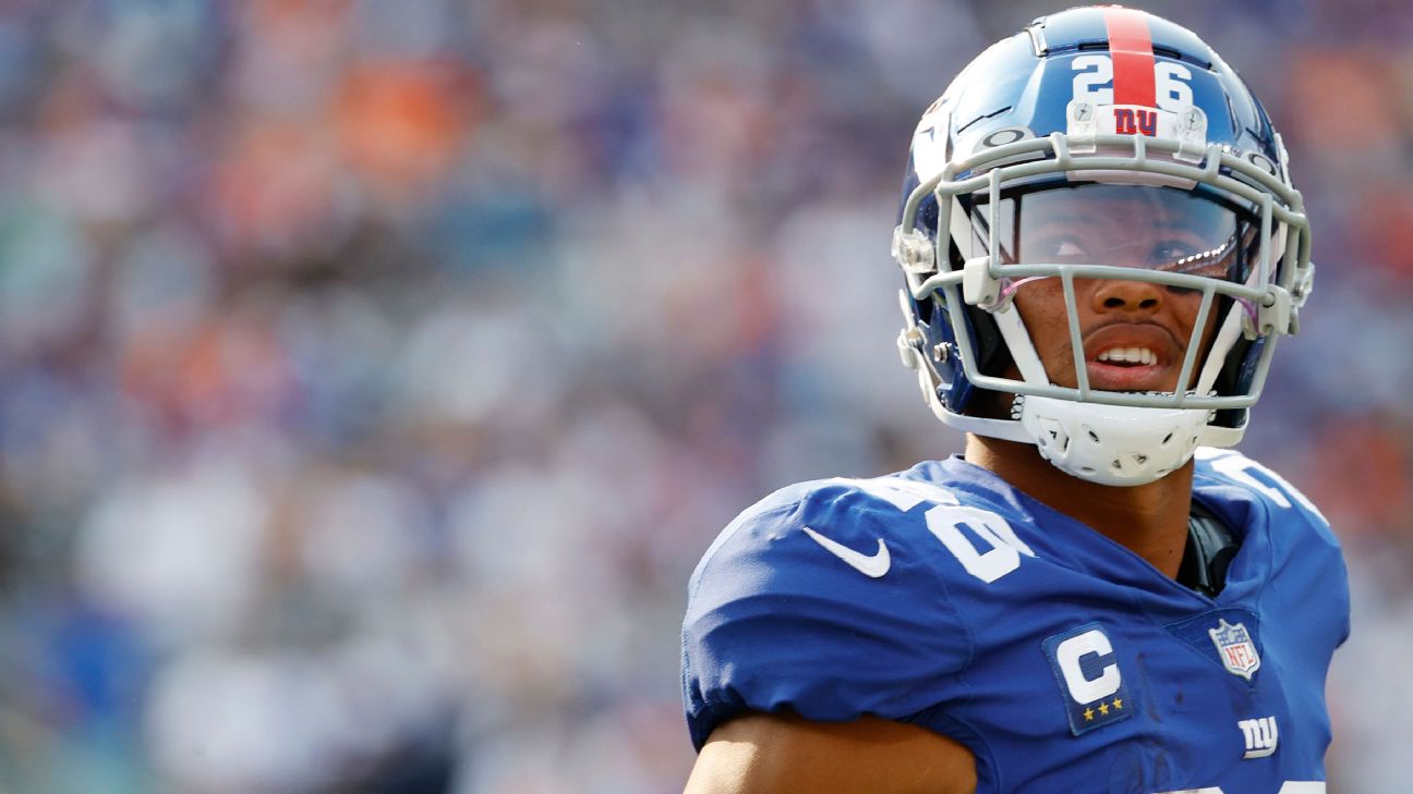 New York Giants RB Saquon Barkley has highest-selling jersey among  first-round picks - ESPN