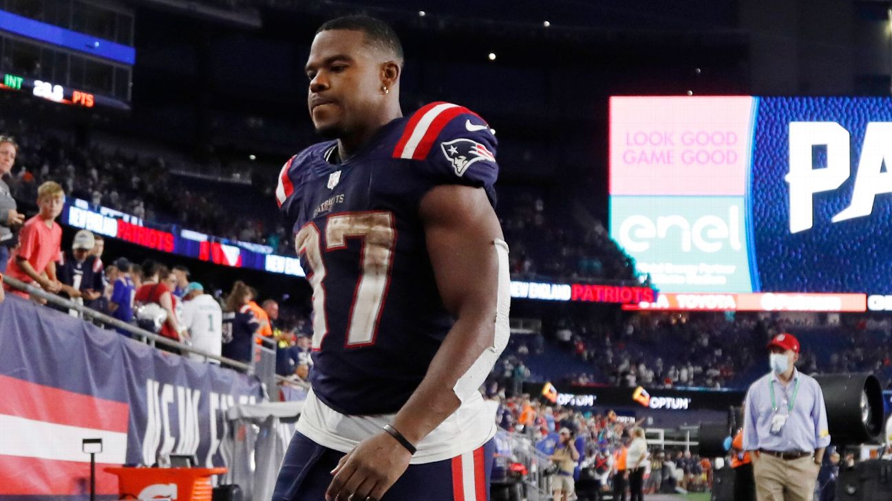 Damien Harris injury: Patriots running back ruled out with hamstring  ailment 