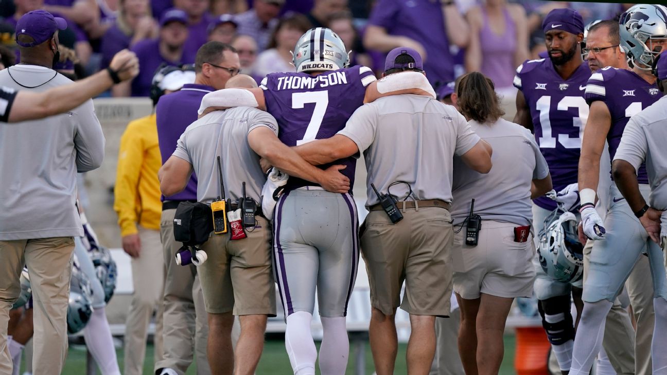 K-State QB Skylar Thompson out for the season after injury