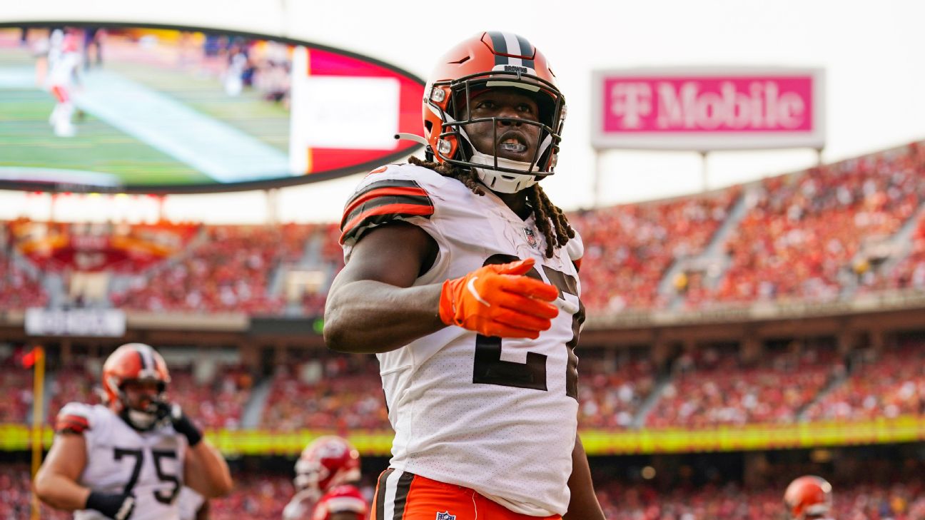 Kareem Hunt - Cleveland Browns Running Back - ESPN