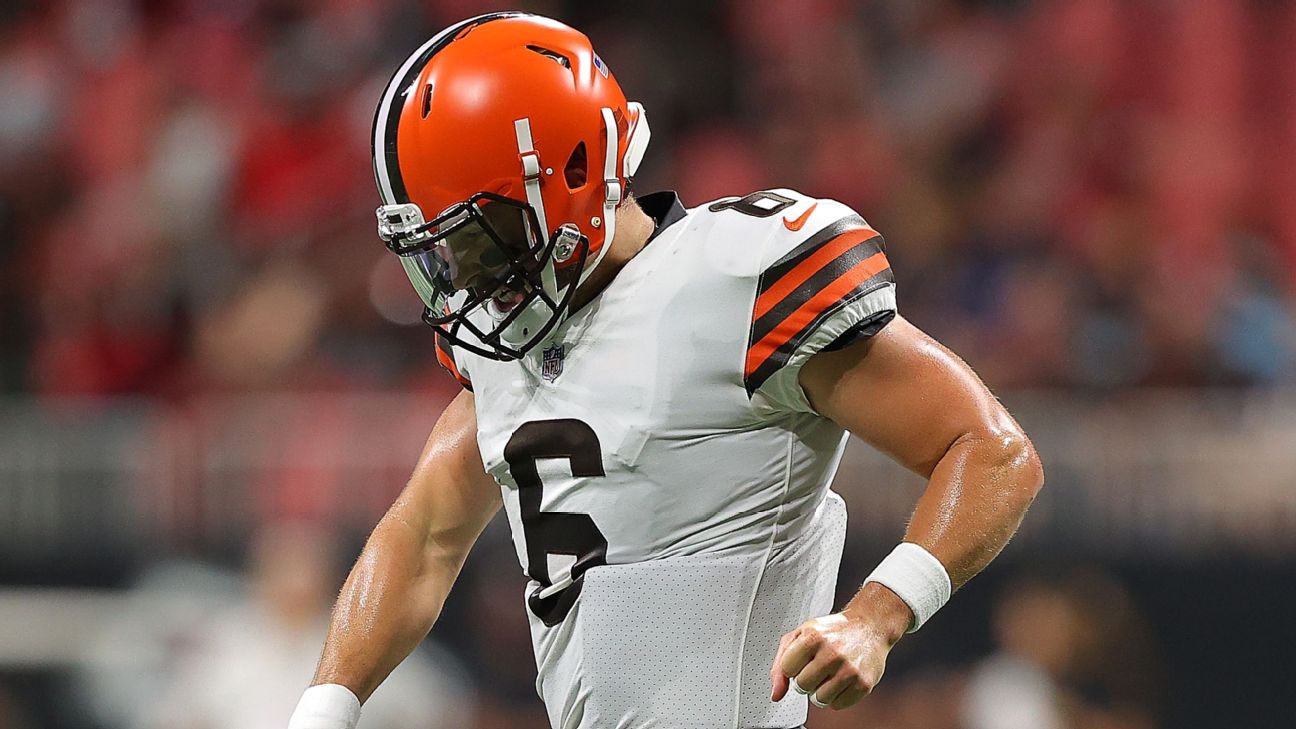 Browns QB Mayfield out for Thursday night game against Broncos