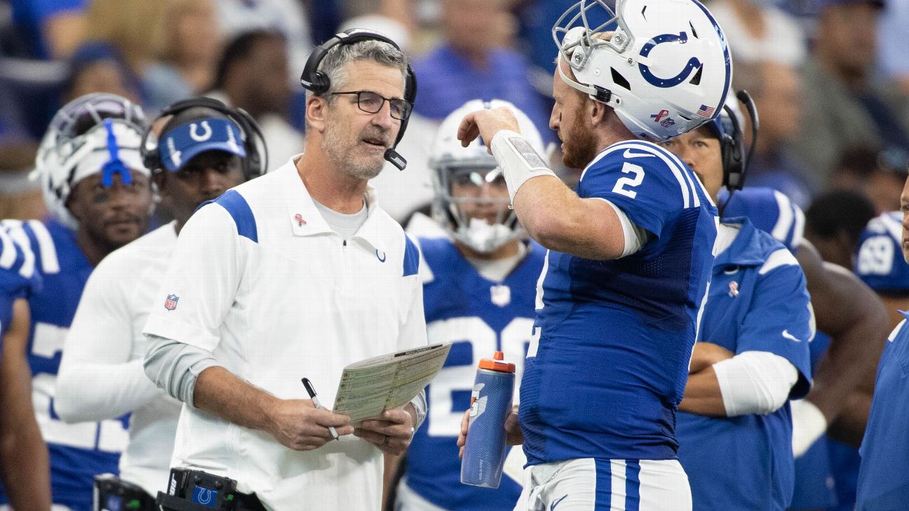 Frank Reich updates on injuries before facing the New York Giants